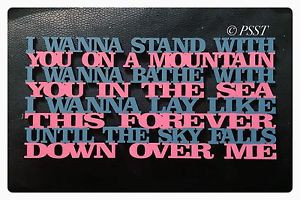 ... about Savage Garden Truly Madly Deeply Lyrics Wooden Quote Plaque