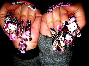 Awesome Nail Art - Long Nails