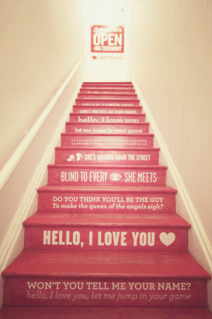 Let's say I do have stairs in my house. How would I recreate this?