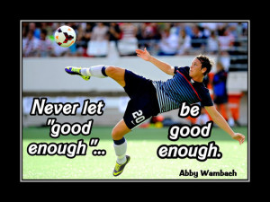Soccer Poster Abby Wambach Olympic Champion Photo Quote Wall Art Print ...