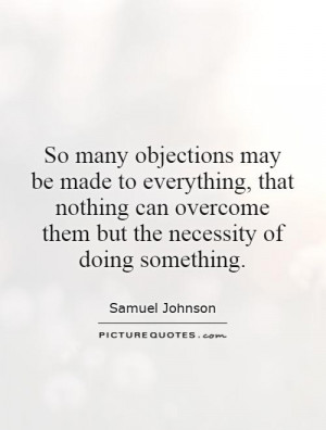 Objections Quotes