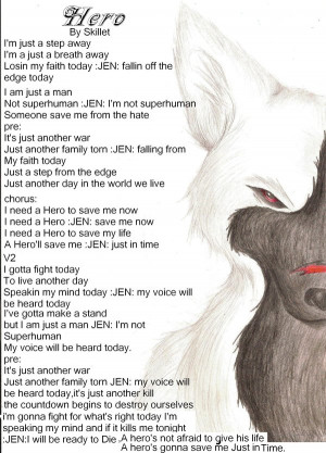 Hero by Skillet by Super-Sonic-101