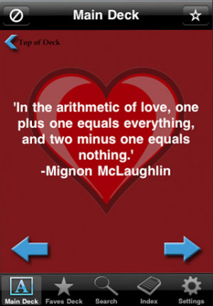 Love Quotes (iPhone) screenshot 1
