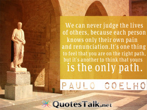 Never Judge Others Quotes