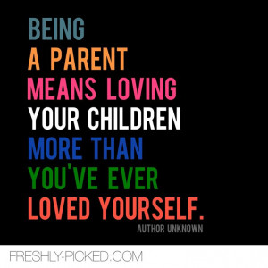 Being a parent #motherhood #parenthood #quote