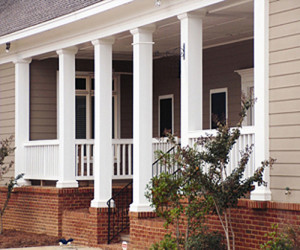 Square Fiberglass Porch Columns