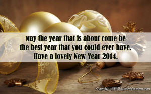 Happy New Year Love Quotes And Sayings ~ Wish You Happy New 2014 Year ...
