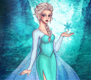 Elsa The Snow Queen by Rhyara
