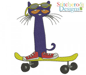 Pete The Cat Filled Skateboard Set-3 sizes