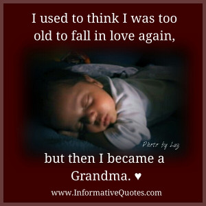 When I became a Grandma