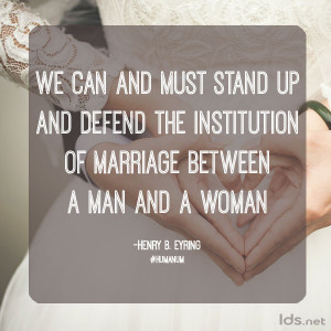 Eyring was bold and loving in his thoughts on marriage and urged ...