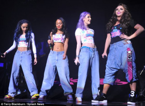 What will she do? Perrie Edwards performs in Newcastle with Little mix ...
