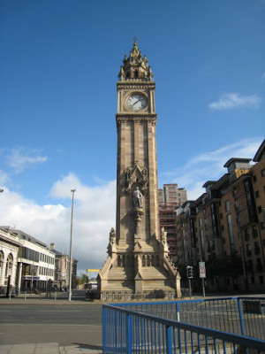 Albert Memorial Clock Tower In Belfast