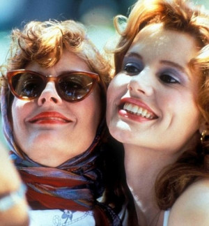 Susan Sarandon and Geena Davis in Thelma and Louise, 1991, Dir. Ridley ...