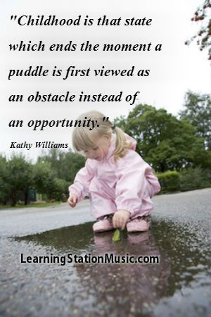 ... join in and instead of avoiding the puddle give it a splash # quotes