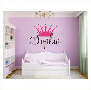 ... Bedrooms Decor, Girls Princesses Bedrooms, Vinyls Wall, Girls Bedrooms