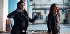 ... we're Americans. || Jane Foster and Darcy Lewis || Thor TDW || #quotes