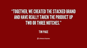 Together, we created the STACKED brand and have really taken the ...