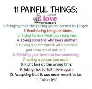 11 Painful Things: