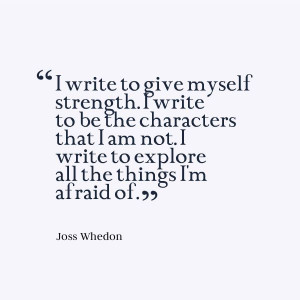 Joss Whedon #writing quote