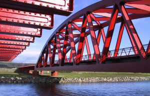 Cantilevered Zigzag Bridge - Charles Jencks