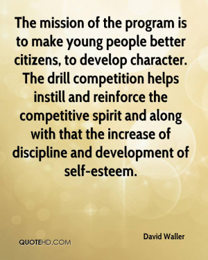 The mission of the program is to make young people better citizens, to ...
