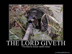 Thank You Marine Semper Fi Carry On Demotivational Poster