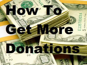 How To Get More Donations