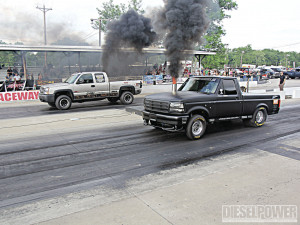 Ts X Benchmark Diesel Event Ford Vs Chevy Drag Race