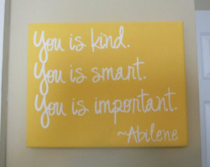 ... You is important.