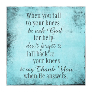 Inspirational Christian Quote Message Stretched Canvas Print