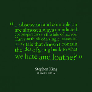 Quotes Picture: obsession and compulsion are almost always unindicted ...