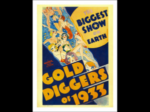 Gold Diggers of 1933 Window Card 1933