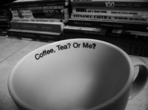 coffee, cup, quote, tea
