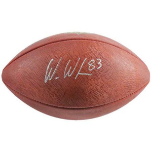 NFL - Wes Welker Denver Broncos Autographed Duke Pro Football
