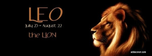 Leo the Lion Facebook Cover