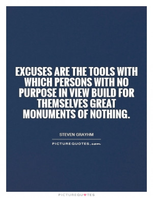 Excuses Quotes