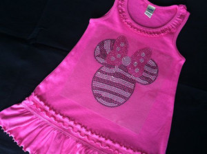 Love a little bling! Minnie Mickey Mouse Disney dress. Let me quote ...