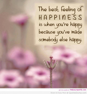 quotes about happiness love Quotes the Best feeling of happiness ...