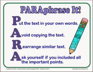 Teaching Kids to Paraphrase, Step by Step