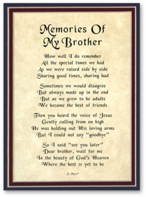 Missing My Brother In Heaven Quotes