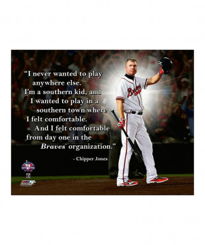 Look at this Chipper Jones Pro Quote Canvas on #zulily today!