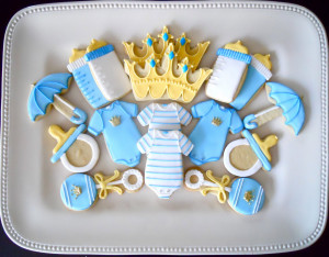 Little Prince Shower Cookies