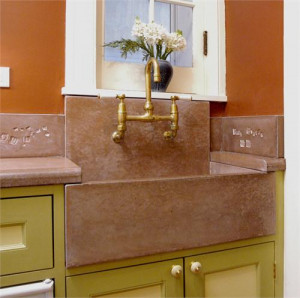 Concrete Apron Front Kitchen Sink