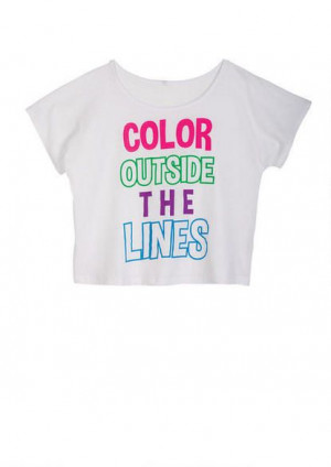 Color Outside The Lines Tee