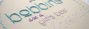 Finish: Sewing Sayings Embroidery