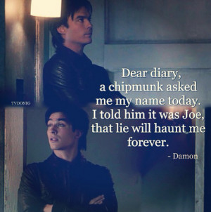 Damon Salvatore Funny Quotes