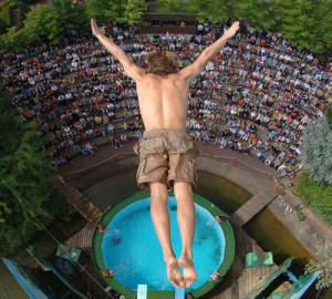 High Diving Board Scared Life is too short to be afraid