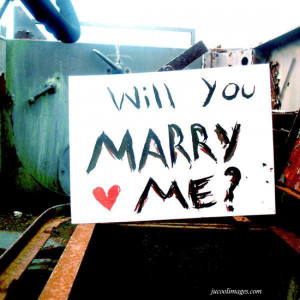 will you marry me