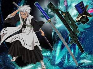 Weapons Hitsugaya Hyourinmaru Musashi Handmade Zanpakuto Sword picture